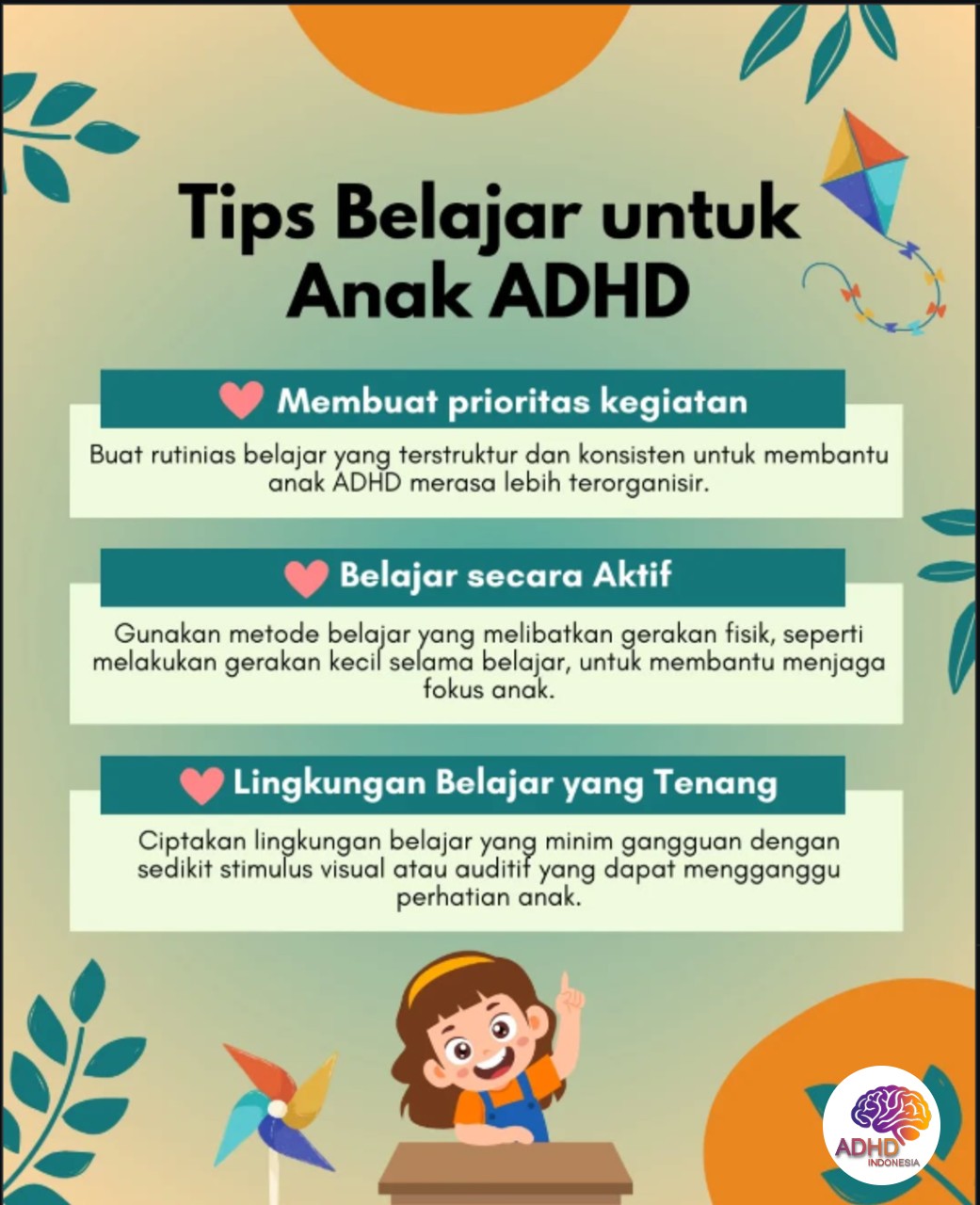 Strategi Belajar yang Cocok untuk Anak ADHD di Kabupaten Halmahera Selatan